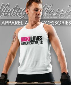 Nicki Loves Manchester Shirt Pink Friday 2 Tour 2024 Tank Top Racerback