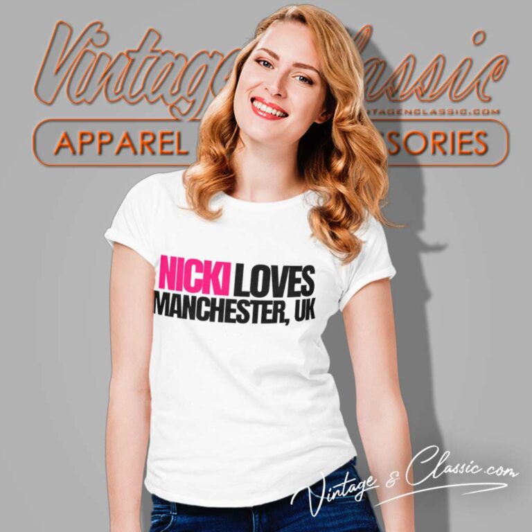 Nicki Loves Manchester Shirt Pink Friday 2 Tour 2024 Women TShirt Nicki Loves Manchester Shirt Pink Friday 2 Tour 2024 Women TShirt