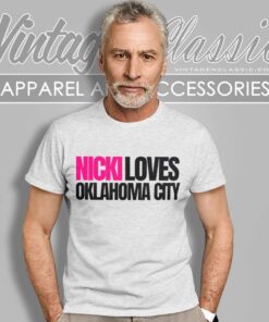 Nicki Loves Oklahoma City Shirt Pink Friday 2 Tour 2024 T Shirt