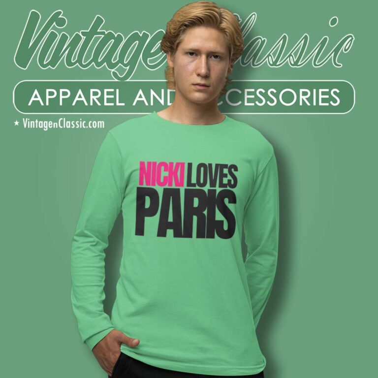 Nicki Loves Paris Shirt Pink Friday 2 Tour 2024 Long Sleeve Tee Nicki Loves Paris Shirt Pink Friday 2 Tour 2024 Long Sleeve Tee