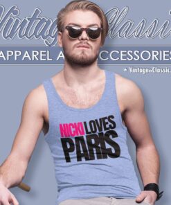 Nicki Loves Paris Shirt Pink Friday 2 Tour 2024 Tank Top Racerback