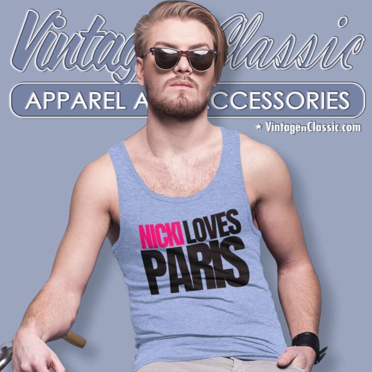 Nicki Loves Paris Shirt Pink Friday 2 Tour 2024 Tank Top Racerback Nicki Loves Paris Shirt Pink Friday 2 Tour 2024 Tank Top Racerback