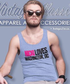 Nicki Loves Washington Dc Shirt Pink Friday 2 Tour 2024 Tank Top Racerback