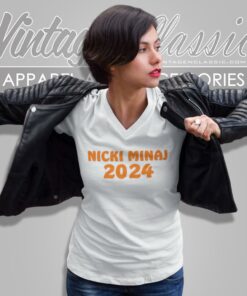 Nicki Minaj 2024 V Neck TShirt