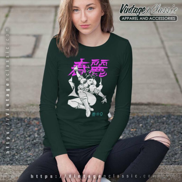 Nicki Minaj Chun Li Artwork Long Sleeve Tee Nicki Minaj Chun Li Artwork Long Sleeve Tee