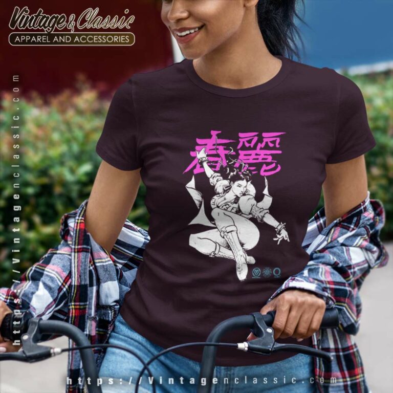 Nicki Minaj Chun Li Artwork Women TShirt Nicki Minaj Chun Li Artwork Women TShirt
