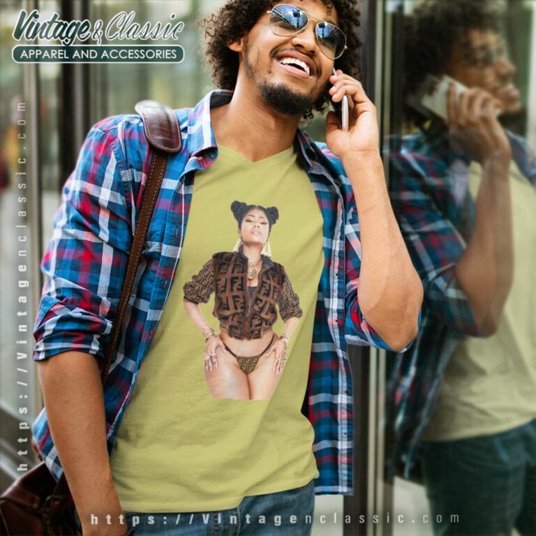 Nicki Minaj Chun Li V Neck TShirt Nicki Minaj Chun Li V Neck TShirt