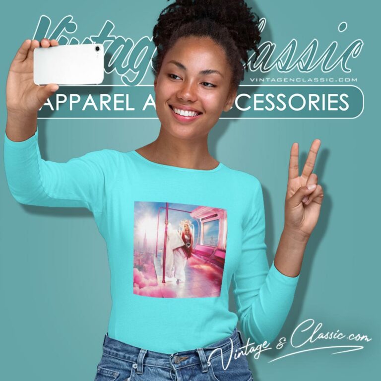 Nicki Minaj Cover I Print Long Sleeve Tee Nicki Minaj Cover I Print Long Sleeve Tee