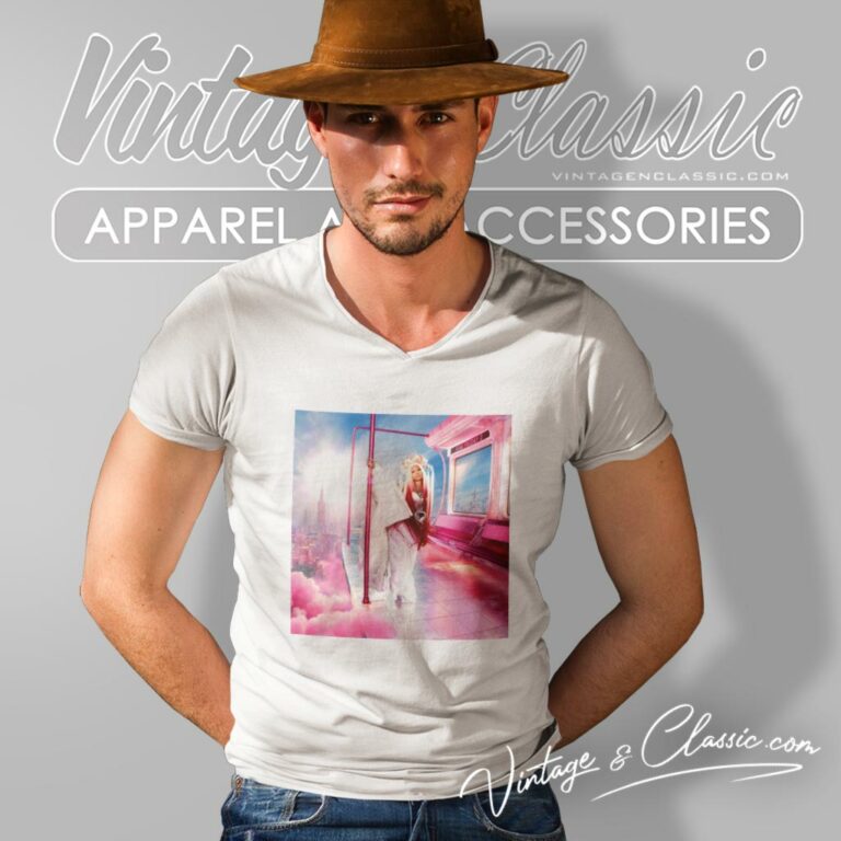 Nicki Minaj Cover I Print V Neck TShirt Nicki Minaj Cover I Print V Neck TShirt
