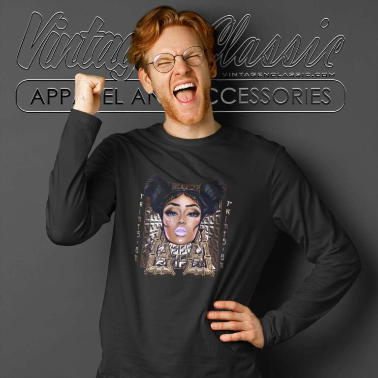 Nicki Minaj Fendi Long Sleeve Tee Nicki Minaj Fendi Long Sleeve Tee