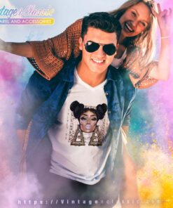 Nicki Minaj Fendi V Neck TShirt