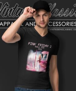 Nicki Minaj Gag City World Tour 2024 V Neck TShirt