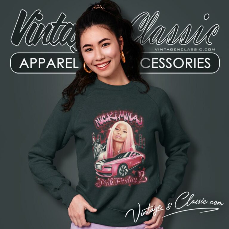 Nicki Minaj Pink Friday 2 Airbrush Sweatshirt Nicki Minaj Pink Friday 2 Airbrush Sweatshirt