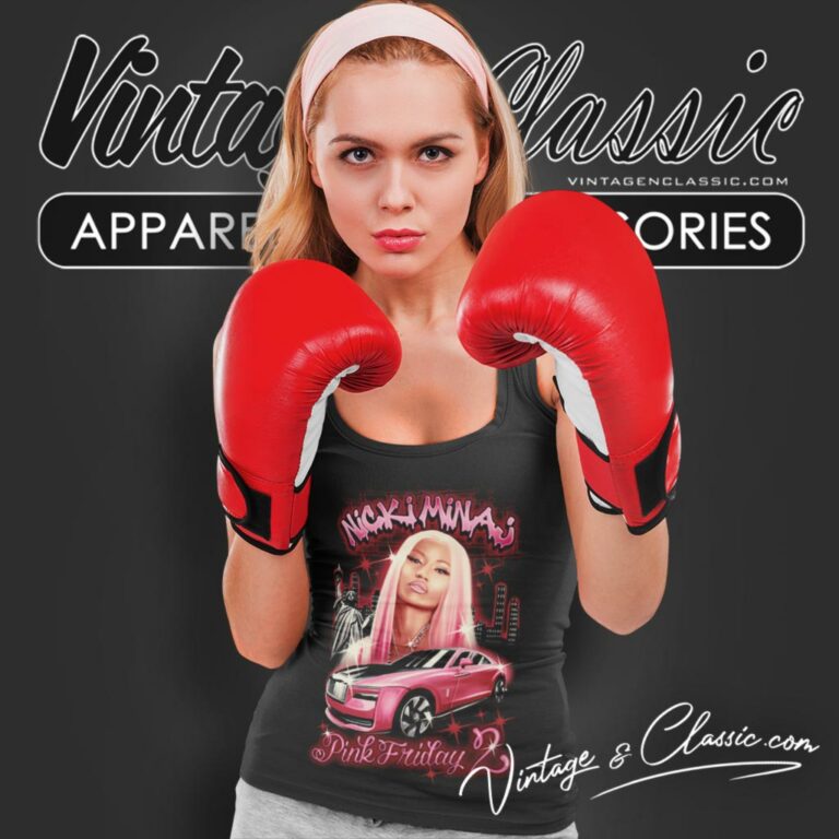 Nicki Minaj Pink Friday 2 Airbrush Tank Top Racerback Nicki Minaj Pink Friday 2 Airbrush Tank Top Racerback