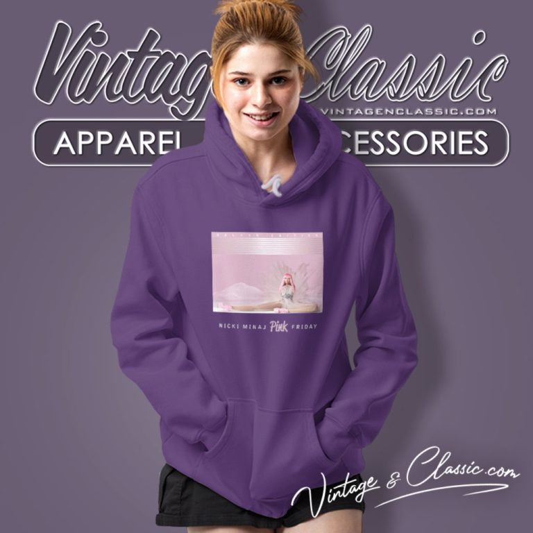 Nicki Minaj Pink Friday Album Cover Hoodie Nicki Minaj Pink Friday Album Cover Hoodie