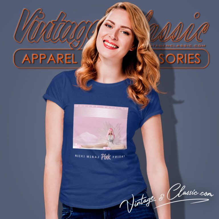 Nicki Minaj Pink Friday Album Cover Women T Shirt Nicki Minaj Pink Friday Album Cover Women T Shirt