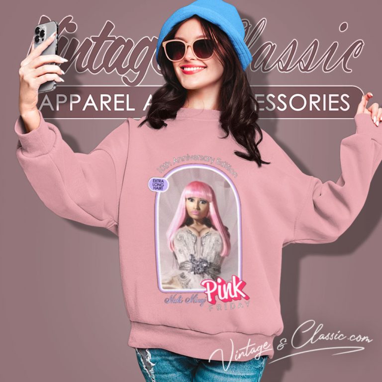 Nicki Minaj Pink Friday Shirt 10th Anniversary Sweatshirt Nicki Minaj Pink Friday Shirt 10th Anniversary Sweatshirt