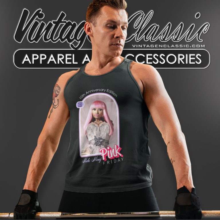 Nicki Minaj Pink Friday Shirt 10th Anniversary Tank Top Racerback Nicki Minaj Pink Friday Shirt 10th Anniversary Tank Top Racerback