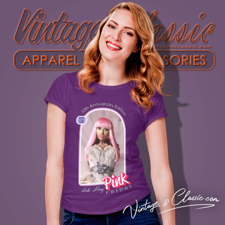 Nicki Minaj Pink Friday Shirt 10th Anniversary Women T Shirt Nicki Minaj Pink Friday Shirt 10th Anniversary Women T Shirt
