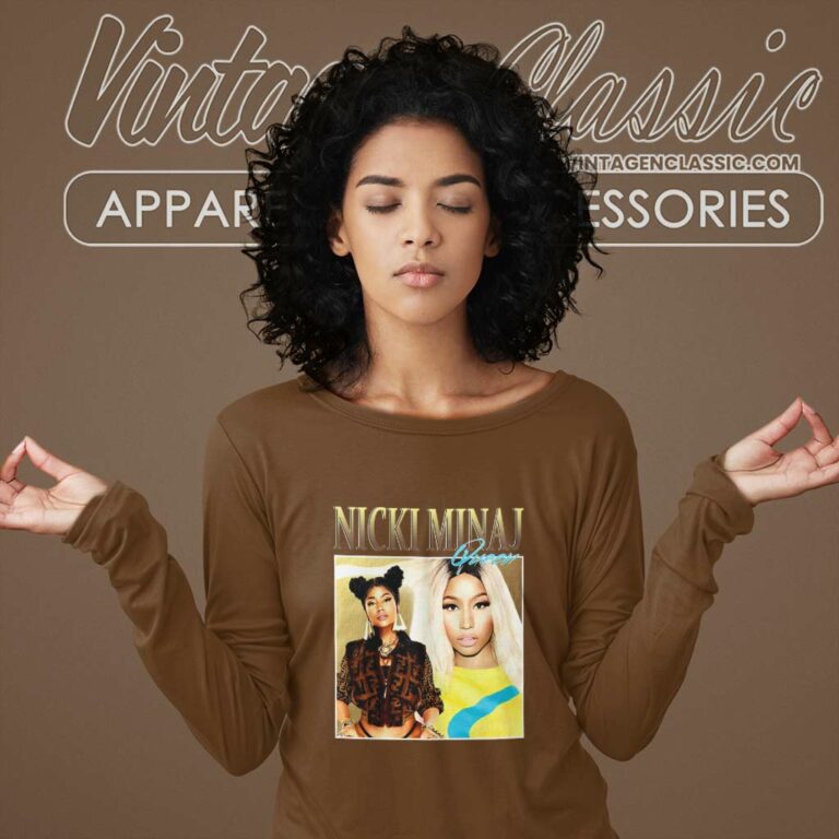 Nicki Minaj Queen Retro Long Sleeve Tee Nicki Minaj Queen Retro Long Sleeve Tee