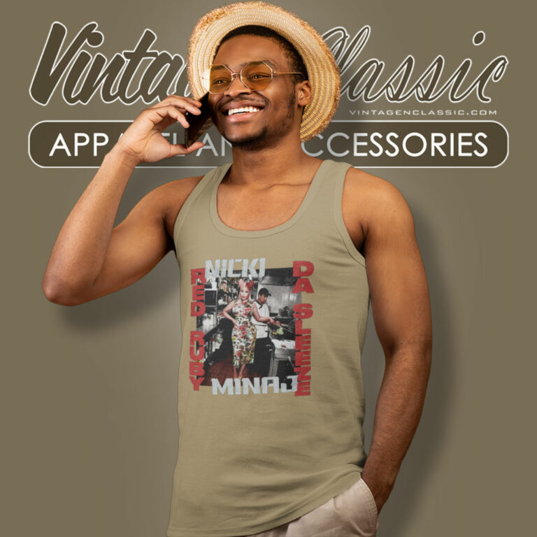 Nicki Minaj Red Ruby Da Sleeze Tank Top Racerback Nicki Minaj Red Ruby Da Sleeze Tank Top Racerback