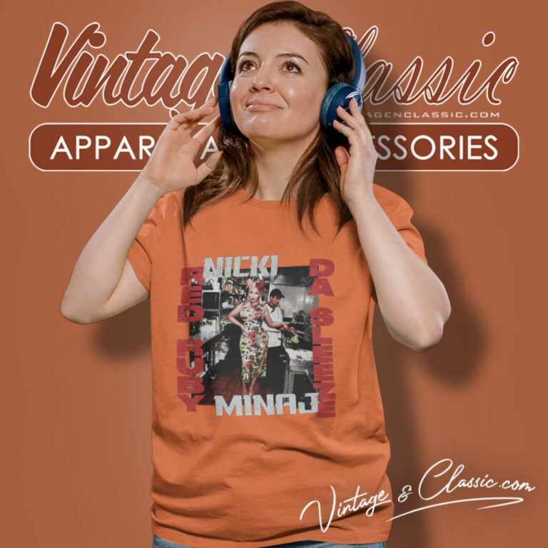 Nicki Minaj Red Ruby Da Sleeze Women T Shirt Nicki Minaj Red Ruby Da Sleeze Women T Shirt