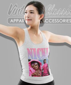Nicki Minaj Shirt 90s Vintage Hip Hop 4 Nicki Minaj Shirt 90s Vintage Hip Hop Tank Top Racerback