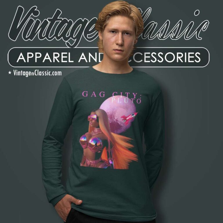 Nicki Minaj Shirt Pink Friday 2 Gag City Pluto Long Sleeve Tee Nicki Minaj Shirt Pink Friday 2 Gag City Pluto Long Sleeve Tee