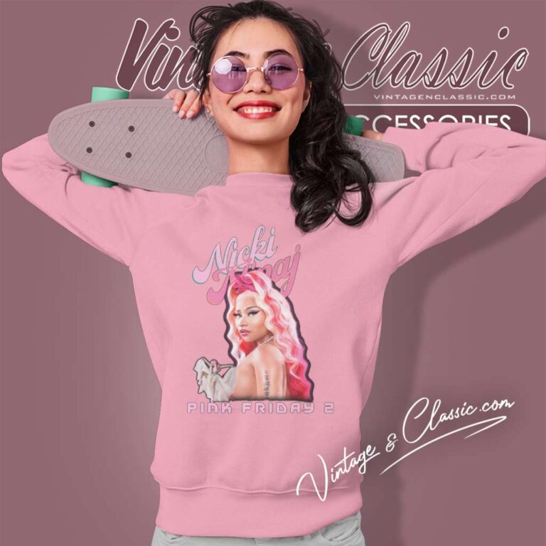 Nicki Minaj Shirt Pink Friday 2 Tour Concert Sweatshirt Nicki Minaj Shirt Pink Friday 2 Tour Concert Sweatshirt