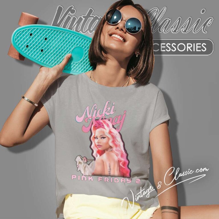 Nicki Minaj Shirt Pink Friday 2 Tour Concert Women TShirt Nicki Minaj Shirt Pink Friday 2 Tour Concert Women TShirt