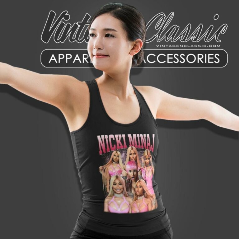 Nicki Minaj Shirt Vintage 90s Bootleg Rap Tank Top Racerback Nicki Minaj Shirt Vintage 90s Bootleg Rap Tank Top Racerback