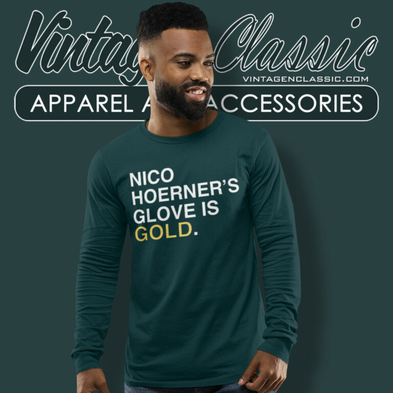 Nico Hoerners Glove Is Gold Long Sleeve Tee Nico Hoerners Glove Is Gold Long Sleeve Tee