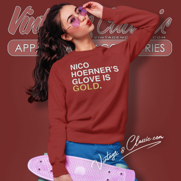 Nico Hoerners Glove Is Gold Sweatshirt Nico Hoerners Glove Is Gold Sweatshirt