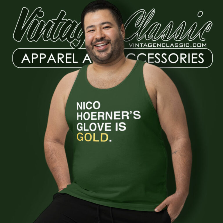 Nico Hoerners Glove Is Gold Tank Top Racerback Nico Hoerners Glove Is Gold Tank Top Racerback