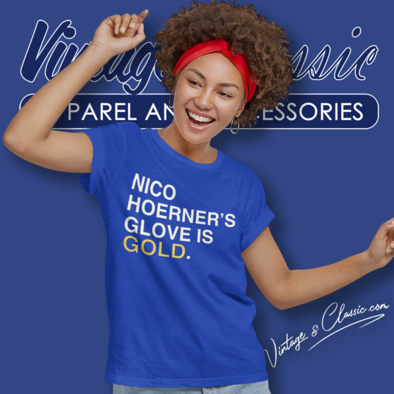 Nico Hoerners Glove Is Gold Women T Shirt Nico Hoerners Glove Is Gold Women T Shirt