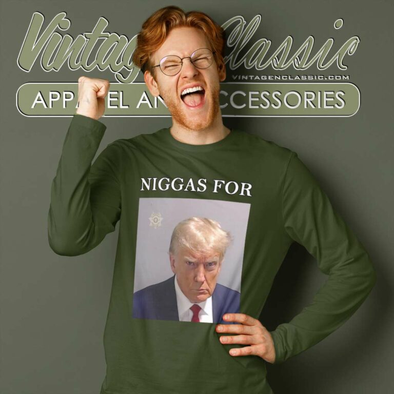 Niggas For Trump Shirt Maga Trump 2024 Long Sleeve Tee Niggas For Trump Shirt Maga Trump 2024 Long Sleeve Tee