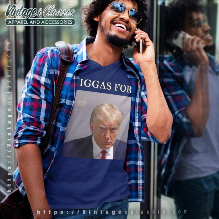 Niggas For Trump Shirt Maga Trump 2024 V Neck TShirt Niggas For Trump Shirt Maga Trump 2024 V Neck TShirt
