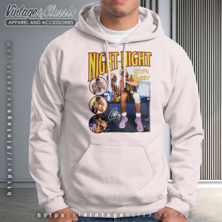 Night Night Steph Curry Signatue Hoodie Night Night Steph Curry Signatue Hoodie