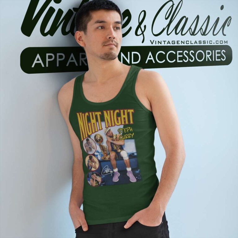 Night Night Steph Curry Signatue Tank Top Racerback Night Night Steph Curry Signatue Tank Top Racerback