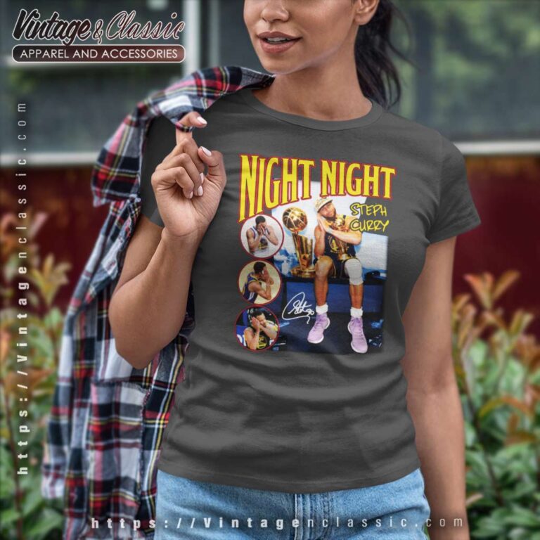 Night Night Steph Curry Signatue Women TShirt Night Night Steph Curry Signatue Women TShirt
