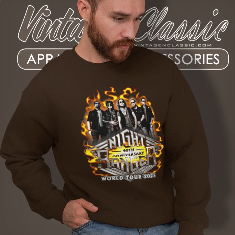 Night Ranger 40th Anniversary Sweatshirt Night Ranger 40th Anniversary Sweatshirt