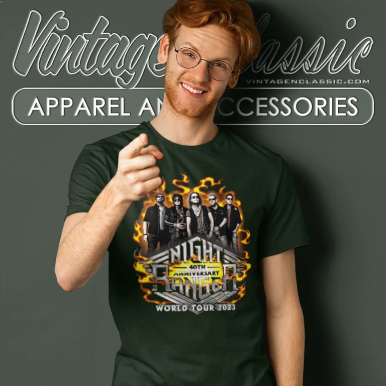 Night Ranger 40th Anniversary T Shirt Night Ranger 40th Anniversary T Shirt