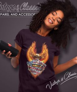 Night Ranger Eagle Flames Women T Shirt