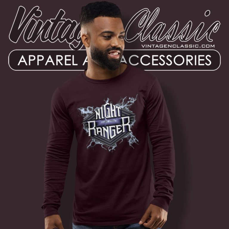 Night Ranger Lightning Logo Long Sleeve Tee Night Ranger Lightning Logo Long Sleeve Tee