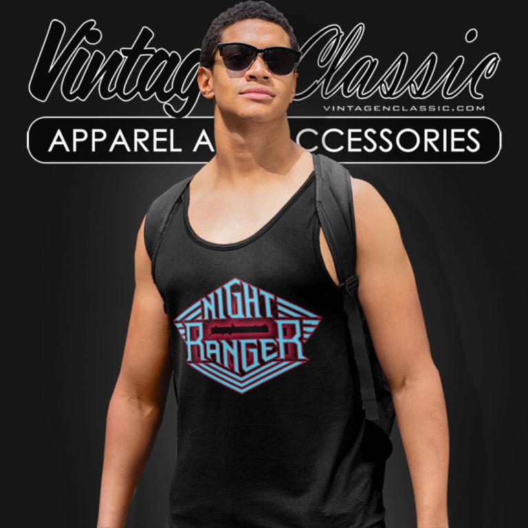 Night Ranger Logo Band Tank Top Racerback Night Ranger Logo Band Tank Top Racerback