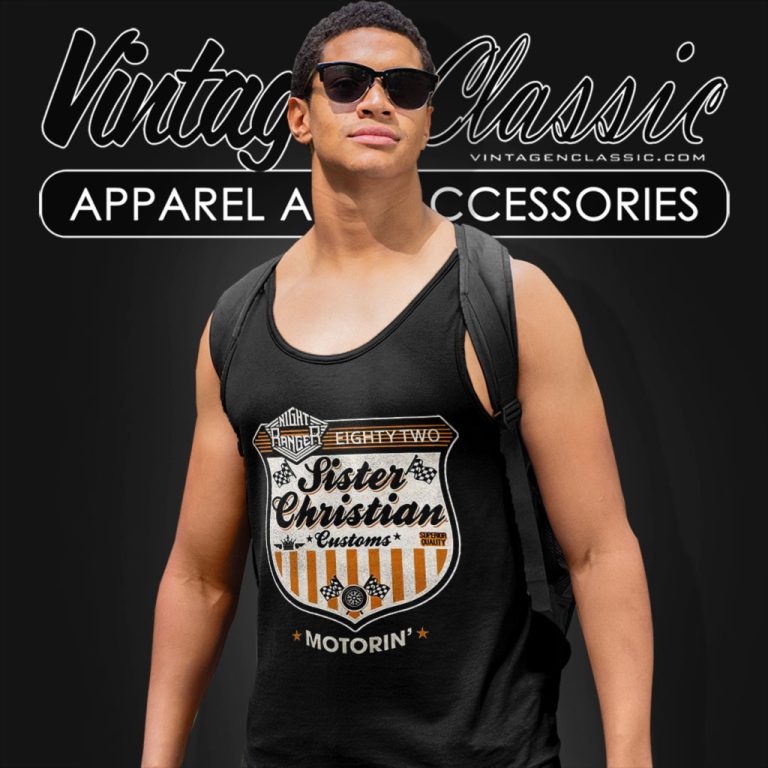 Night Ranger Motoring Tank Top Racerback Night Ranger Motoring Tank Top Racerback