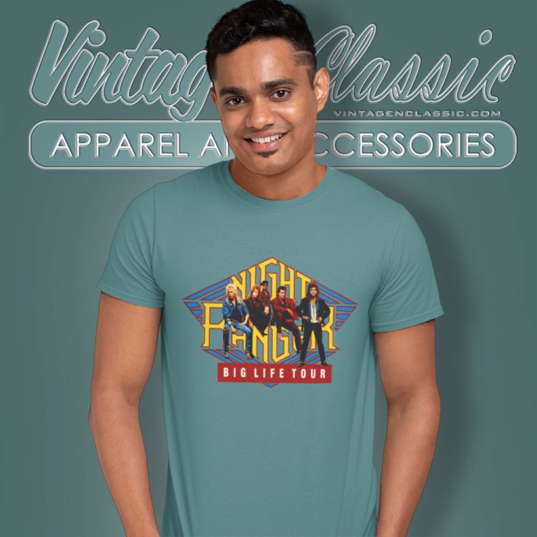 Night Ranger Shirt Big Life Tour T Shirt Night Ranger Shirt Big Life Tour T Shirt