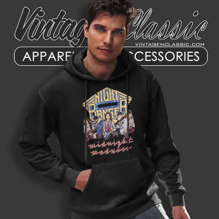 Night Ranger Shirt Midnight Madness Tour Hoodie Night Ranger Shirt Midnight Madness Tour Hoodie