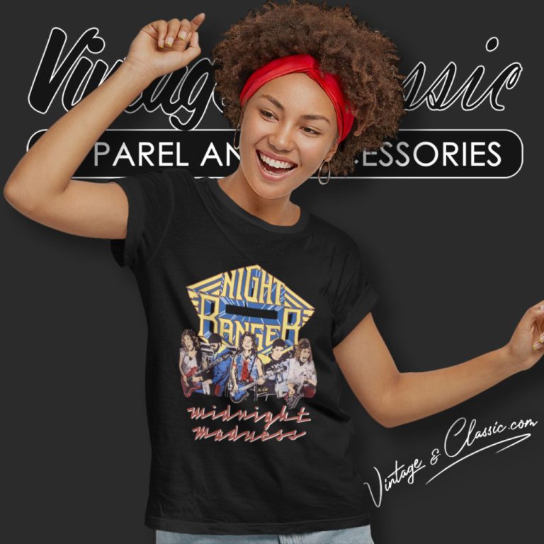 Night Ranger Shirt Midnight Madness Tour Women T Shirt Night Ranger Shirt Midnight Madness Tour Women T Shirt