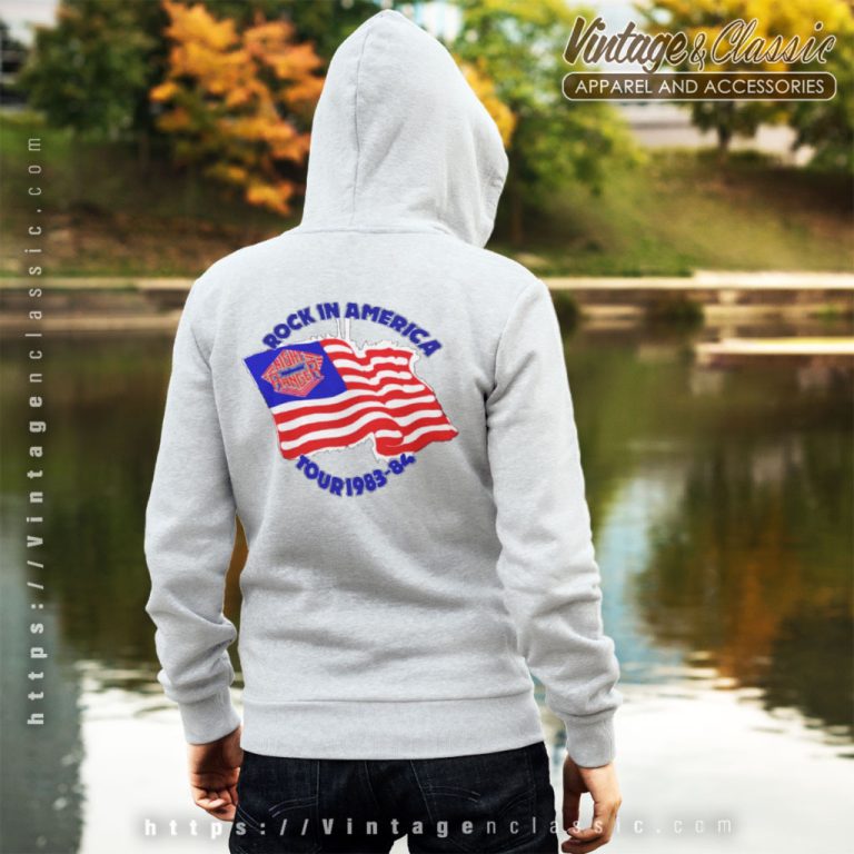 Night Ranger Shirt Rock In America Tour Backside Hoodie Night Ranger Shirt Rock In America Tour Backside Hoodie